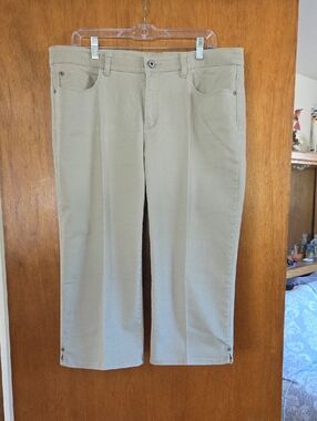 Christopher & Banks Light Khaki Jeans Capris